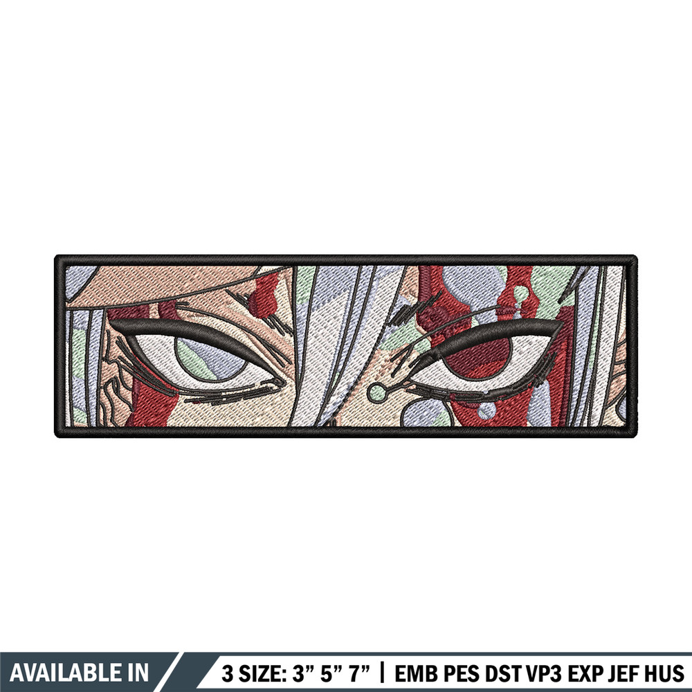 Tengen eyes embroidery design, Tengen embroidery, Embroidery shirt, Embroidery file, Anime design, Digital download.jpg