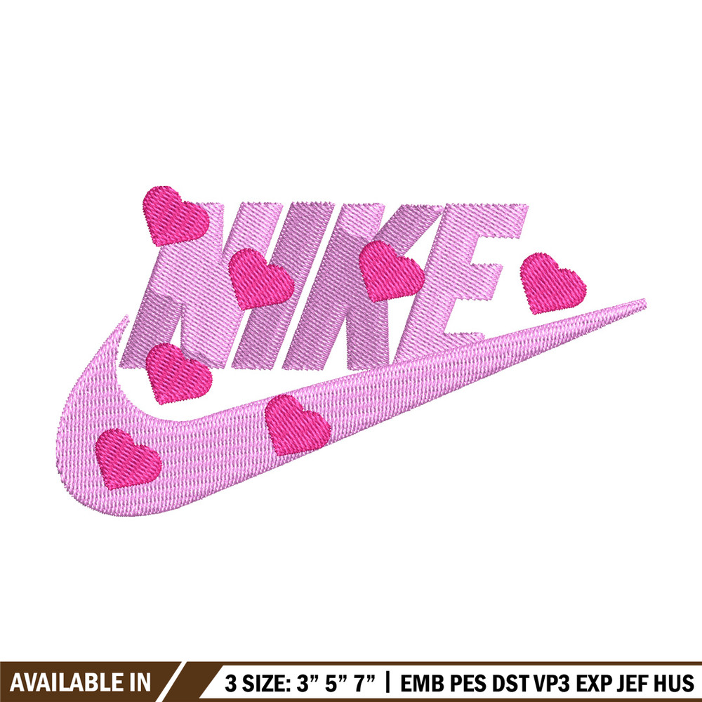 Nike heart embroidery design, Nike embroidery, Nike design, Embroidery shirt, Embroidery file, Digital download.jpg