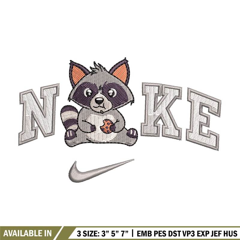 Nike squirrel embroidery design, Squirrel embroidery, Nike design, Embroidery shirt, Embroidery file, Digital download.jpg