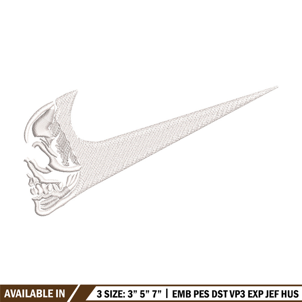 Nike horror embroidery design, Horror embroidery, Nike design, Embroidery shirt, Embroidery file, Digital download.jpg