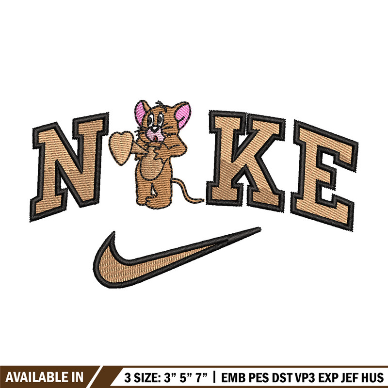 Nike jerry embroidery design, Jerry embroidery, Nike design, Embroidery shirt, Embroidery file, Digital download.jpg