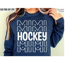 hockey mimi svg | hockey shirt svgs | ice hockey cut files | roller hockey grandma | hockey season shirt | sports team d