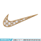 Nike brown embroidery design, Nike embroidery, Nike design, Embroidery shirt, Embroidery file, Digital download.jpg