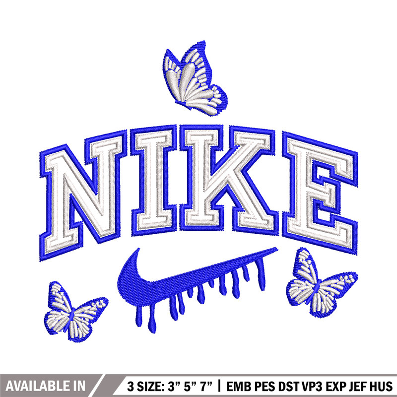 Nike butterfly embroidery design, Butterfly embroidery, Nike design,Embroidery file,Embroidery shirt,Digital download.jpg