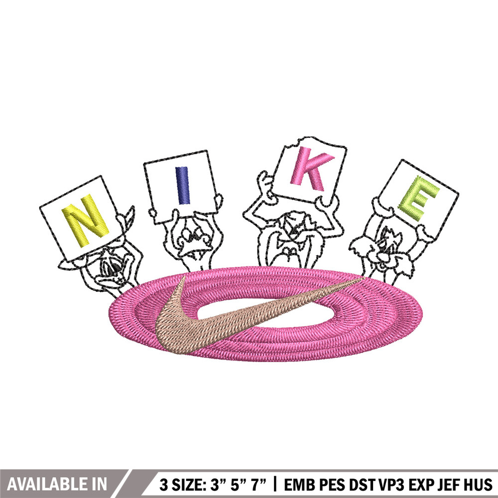 Nike cartoon embroidery design, Cartoon embroidery, Nike design, Embroidery shirt, Embroidery file, Digital download.jpg