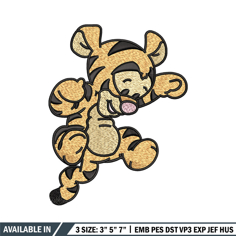 Tigger chibi embroidery design, Pooh disney embroidery, Embroidery file, Embroidery shirt, Emb design, Digital download.jpg