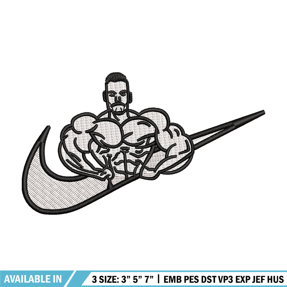 Nike chris embroidery design, Chris Bumstead embroidery, Nike design, Embroidery shirt, Embroidery file,Digital download.jpg