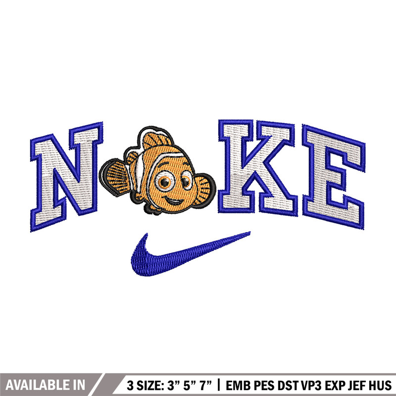 Nike fish cartoon embroidery design, Cartoon embroidery, Nike design, Embroidery shirt, Embroidery file,Digital download.jpg