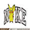 Nike Pikachu embroidery design, Pokemon embroidery, Nike design, embroidery file, anime shirt, Digital download.jpg