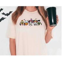 retro disney shirt - mickey & friends halloween tee, vintage mickey ears, cute woman's disney halloween shirt, disney h