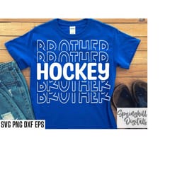 hockey brother svg | hockey bro t-shirt | ice hockey cut file | roller hockey | hockey season shirt | sports team design