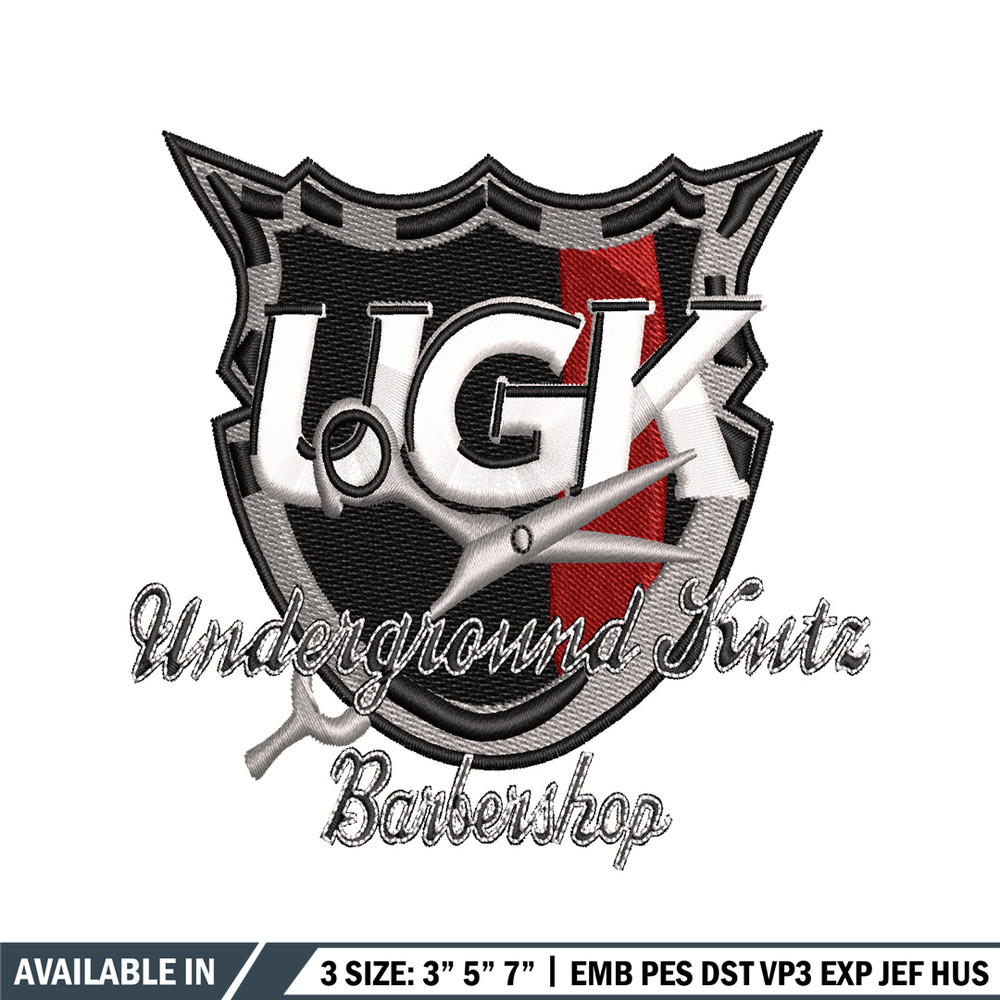 Ugk logo embroidery design, Ugk logo embroidery, logo design, embroidery file, logo shirt, Digital download..jpg