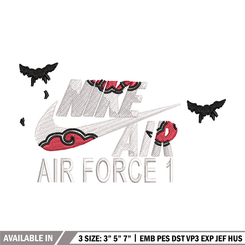 Nike itachi embroidery design, Naruto embroidery, Nike design,Embroidery file,Embroidery shirt,Digital download.jpg