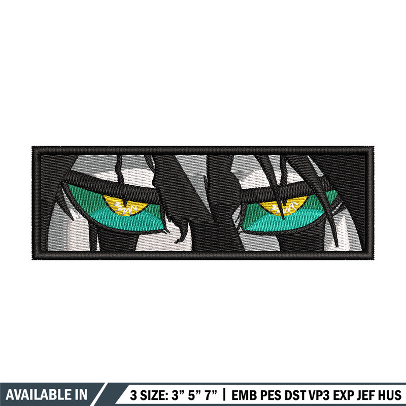 Ulquiorra Eyes embroidery design, Bleach embroidery, Anime design, Embroidery file, Embroidery shirt, Digital download.jpg