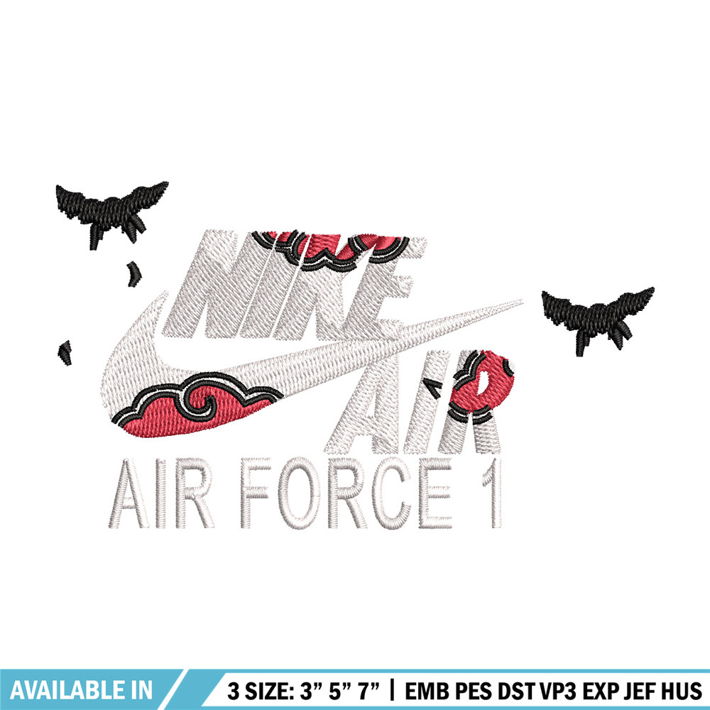 Nike itachi embroidery design, Naruto embroidery, Nike design,Embroidery file,Embroidery shirt,Digital download.jpg