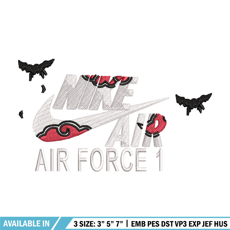 Nike itachi embroidery design, Naruto embroidery, Nike design,Embroidery file,Embroidery shirt,Digital download.jpg