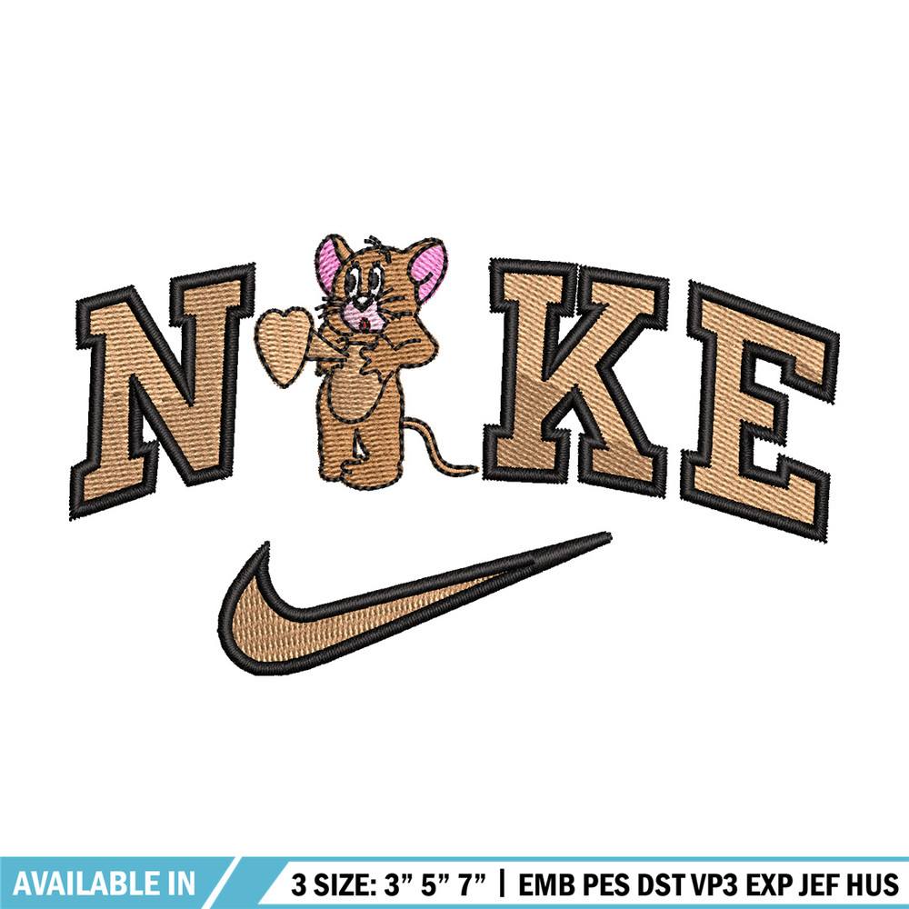 Nike jerry embroidery design, Jerry embroidery, Nike design, Embroidery shirt, Embroidery file, Digital download.jpg
