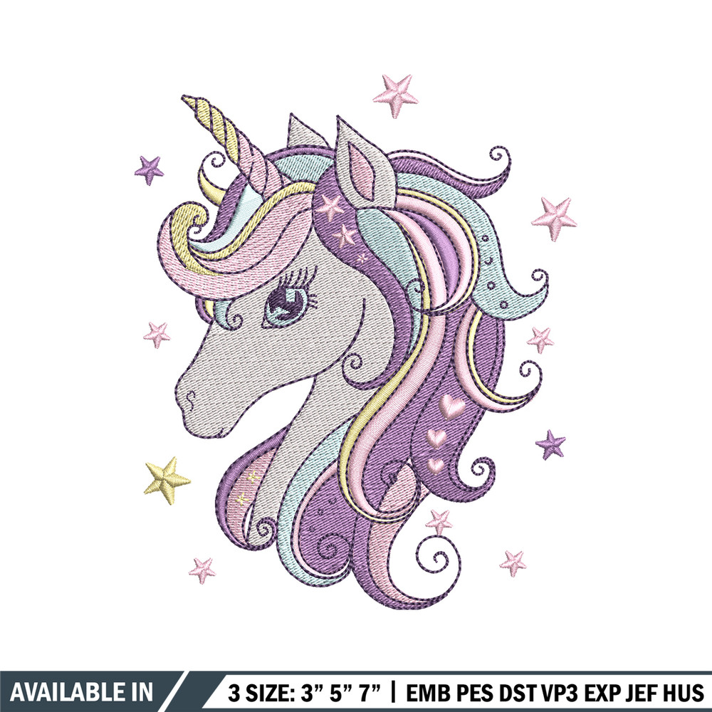 Unicorn cartoon embroidery design, Unicorn cartoon embroidery, logo design, Embroidery shirt, Instant download.jpg