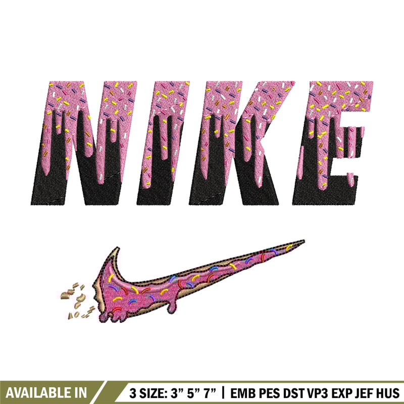 Nike-Donut Logo embroidery design, Nike-Donut embroidery, Nike design, logo shirt, Embroidery shirt, Digital download..jpg