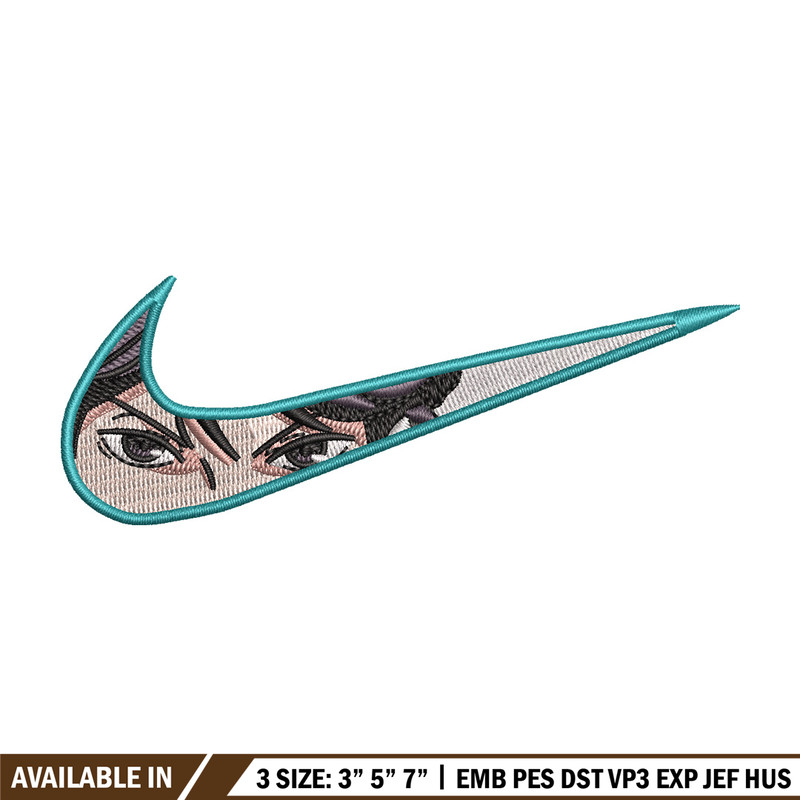 Nike x anime eyes embroidery design, Anime embroidery, Embroidery file,Embroidery shirt, Nike design,Digital download.jpg