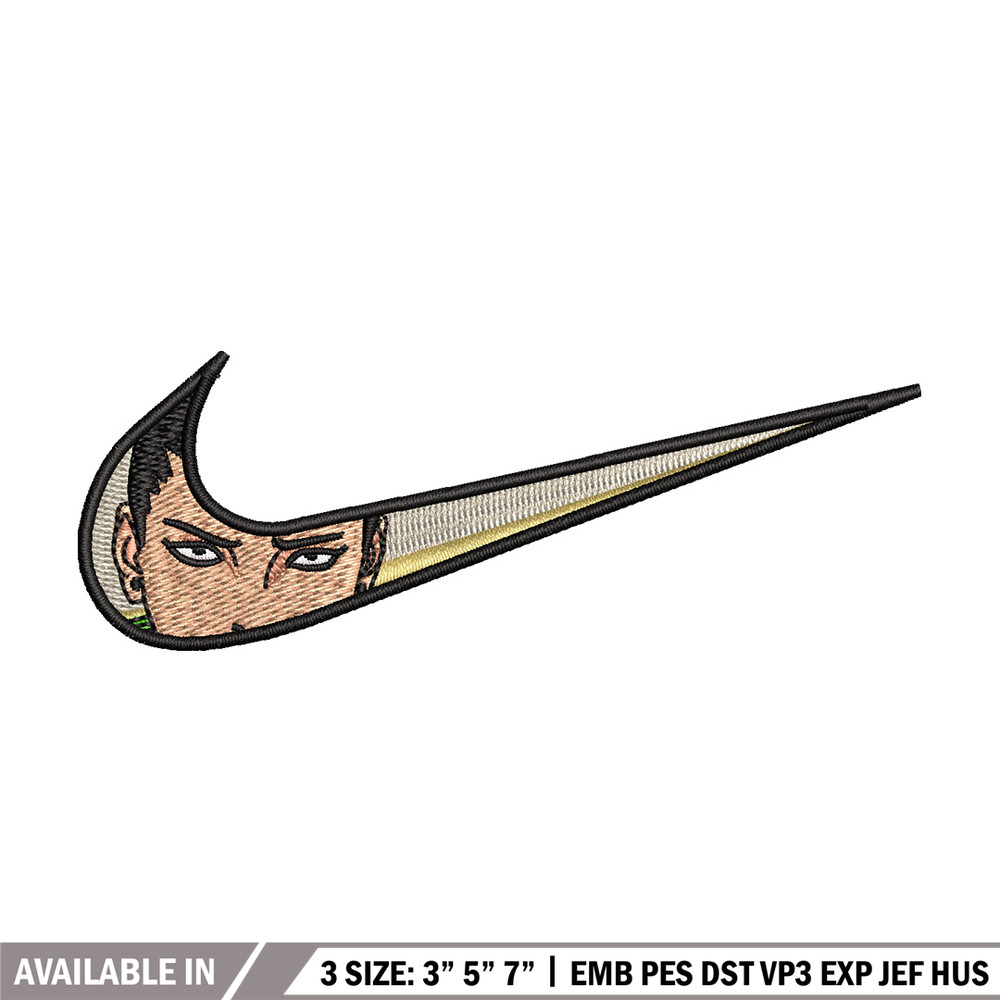 Nike shikamaru embroidery design, Naruto embroidery, Nike design, Embroidery shirt, Embroidery file, Digital download.jpg