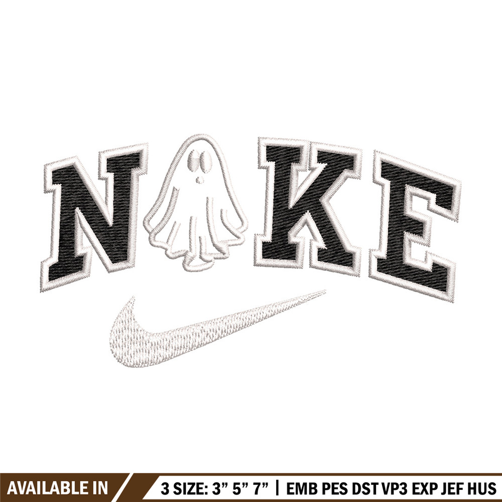 Nike x ghost embroidery design, Ghost embroidery, Nike design, Embroidery shirt, Embroidery file,Digital download.jpg