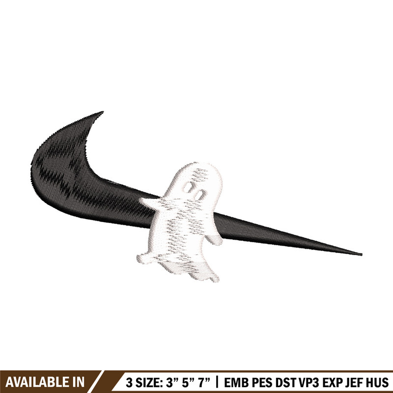 Nike x ghost embroidery design, Horror embroidery, Nike design, Embroidery shirt, Embroidery file,Digital download.jpg