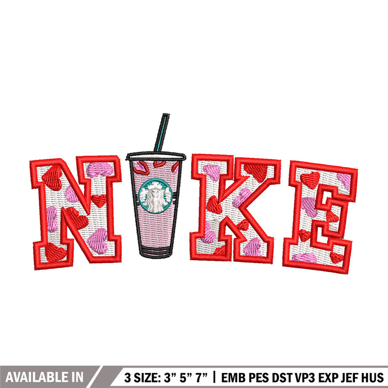 Nike starbuck embroidery design, Starbuck embroidery, Nike design, Embroidery shirt, Embroidery file,Digital download.jpg