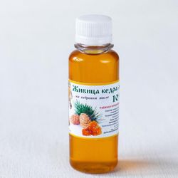 Siberian Cedar Resin Oleoresin Natural With Cedar Oil Taiga Products From Siberia Useful Product 100 Ml / 3.38 Oz