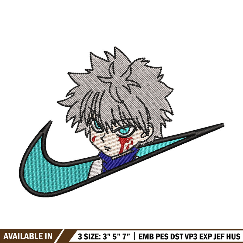 Nike x killua embroidery design, Hxh embroidery, Nike design, Embroidery shirt, Embroidery file,Digital download.jpg
