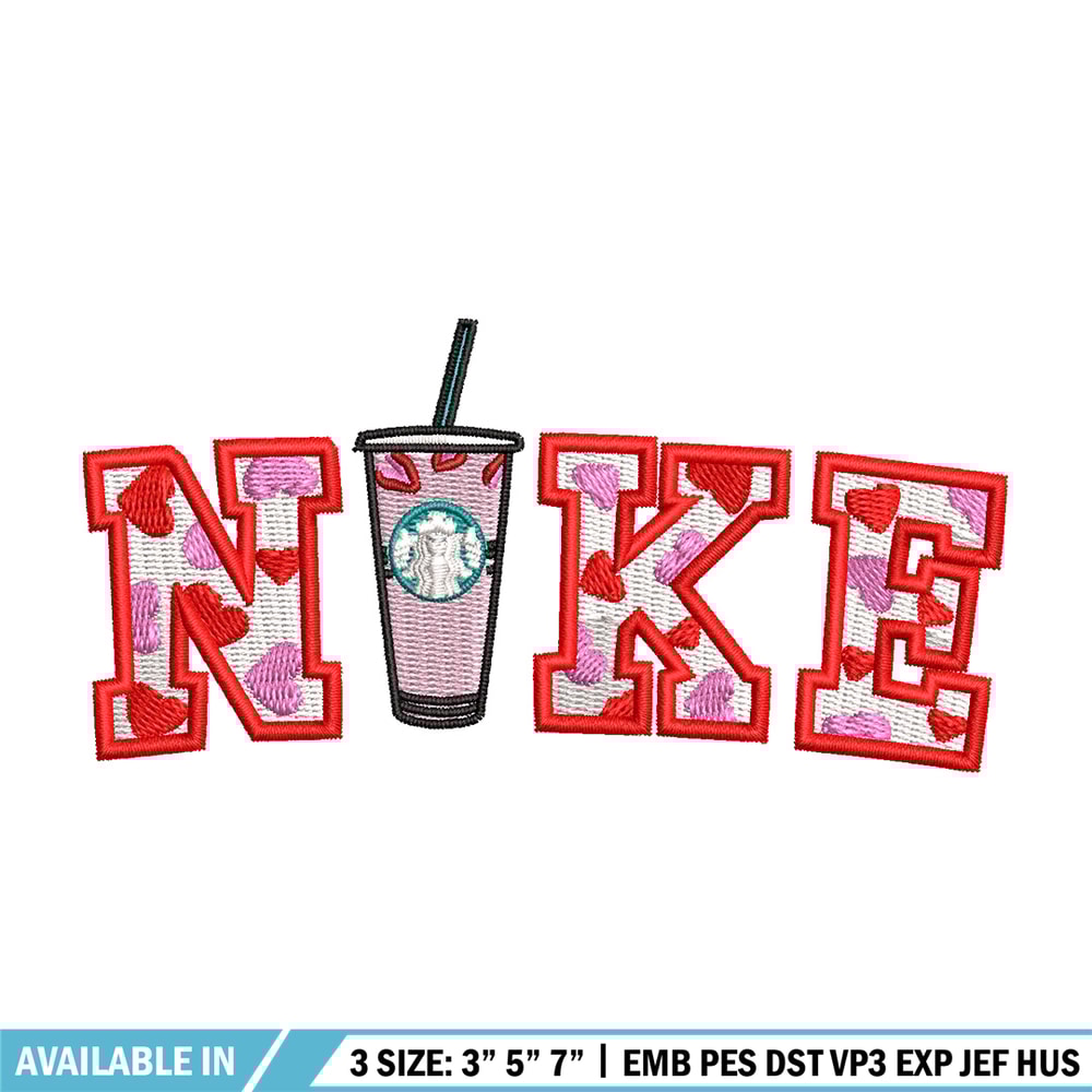 Nike starbuck embroidery design, Starbuck embroidery, Nike design, Embroidery shirt, Embroidery file,Digital download.jpg
