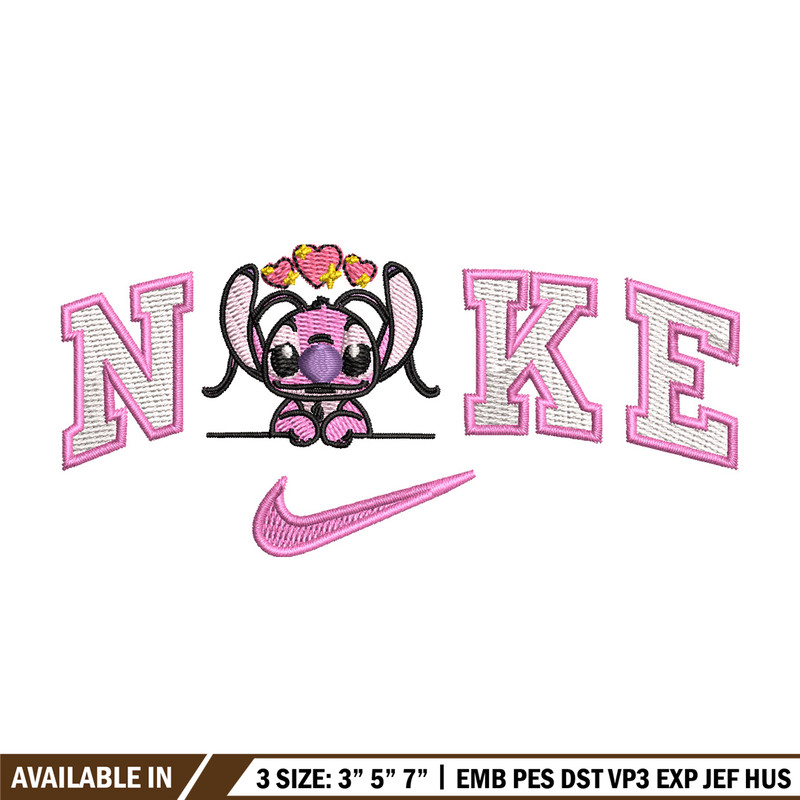 Nike x pink stitch embroidery design, Stitch embroidery, Nike design, Embroidery file,Embroidery shirt, Digital download.jpg