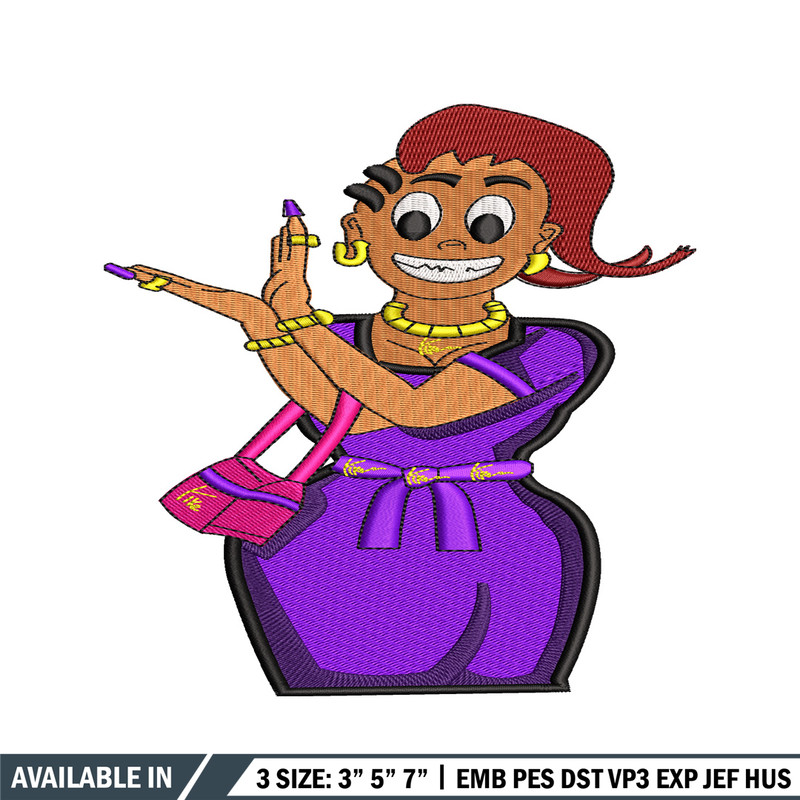 Yike girl embroidery design, Yike girl embroidery, logo design, Logo shirt, embroidery file, Digital download.jpg