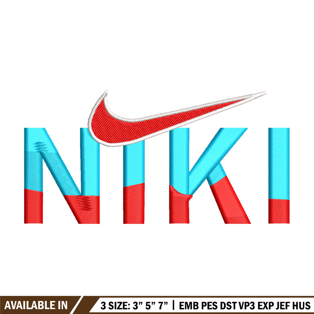 Niki design embroidery design, Nike embroidery, Embroidery file, Embroidery shirt, Emb design, Digital download.jpg