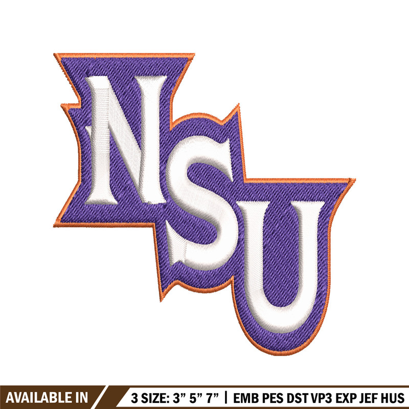 Northwestern State Demons embroidery, Northwestern State Demons embroidery, Sport embroidery, NCAA embroidery..jpg