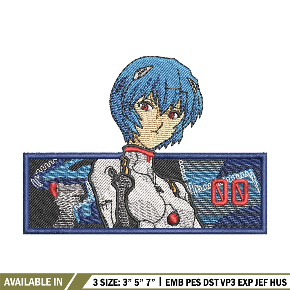 Rei box embroidery design, Shin Seiki embroidery, Embroidery shirt, Embroidery file,Anime design,Digital download.jpg