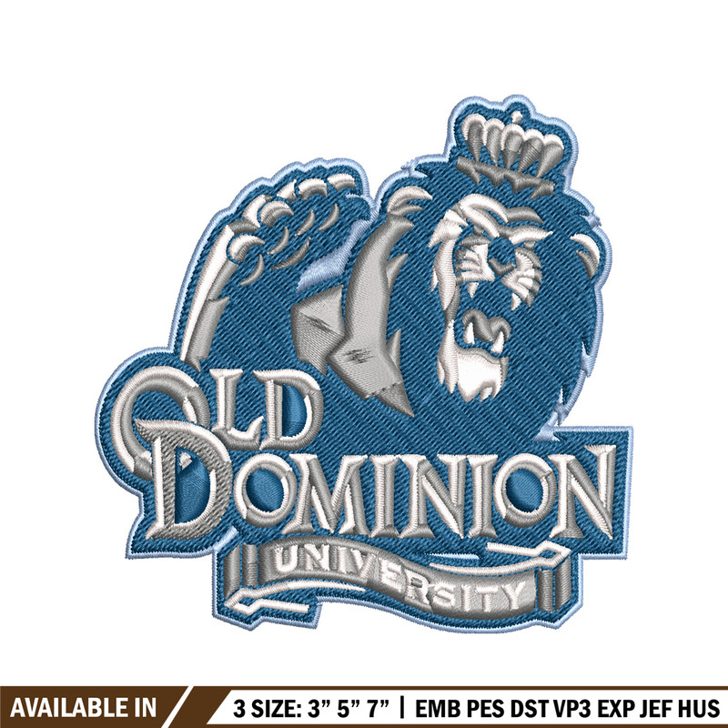 Old Dominion Monarchs embroidery design, Old Dominion Monarchs embroidery, logo Sport, Sport embroidery, NCAA embroidery.jpg