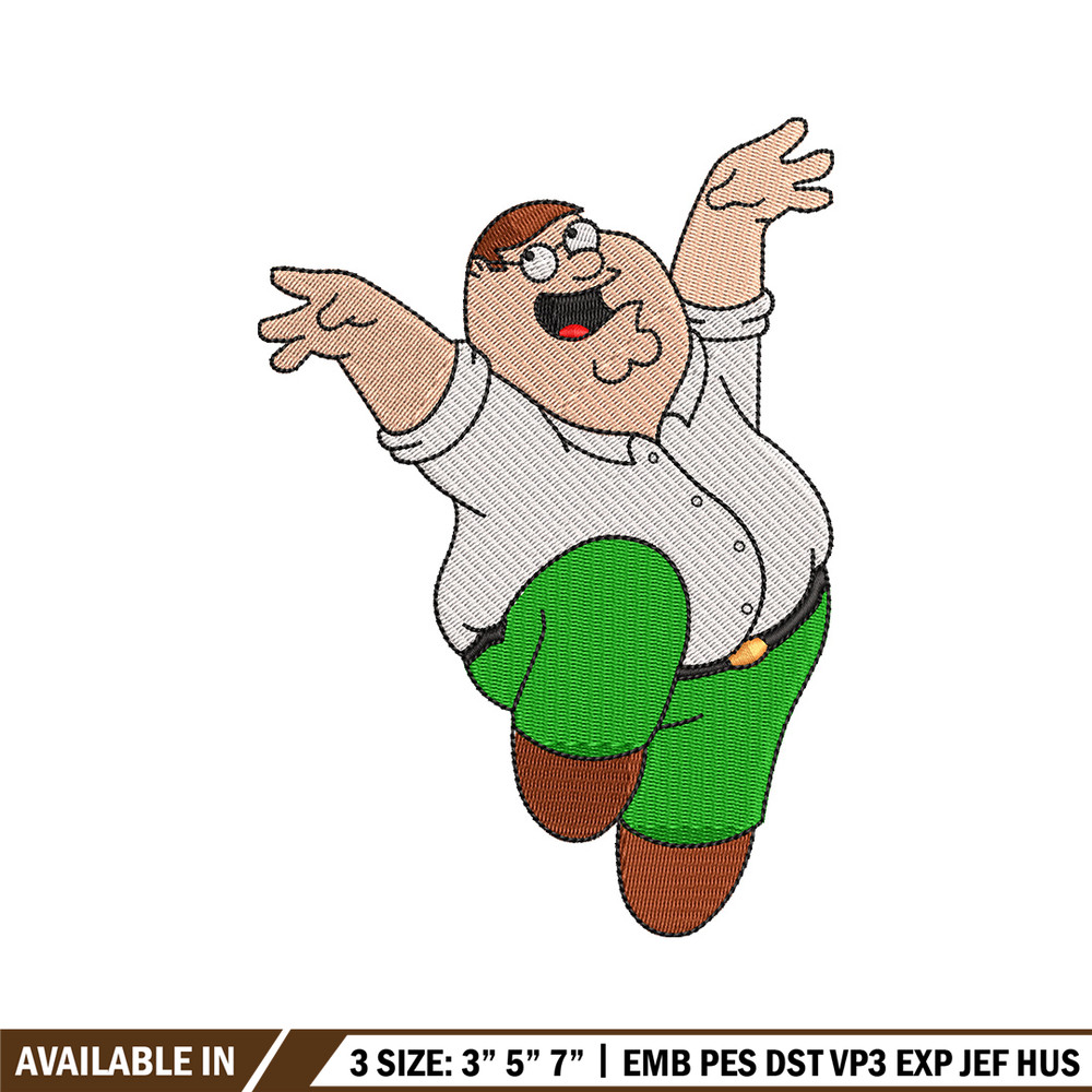 Peter funny embroidery design, Family guy embroidery, Embroidery file, Embroidery shirt, Emb design, Digital download.jpg