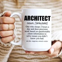 architecture gift, architecture mug, gift for architect, architect cup, architecture student, architect graduation gift,