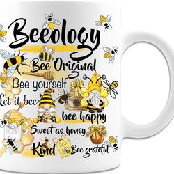bee coffee mug, bee lover bee gift, bumble bee mug, honey bee gift, gift for her, gnome thanksgiving, halloween mug, bab
