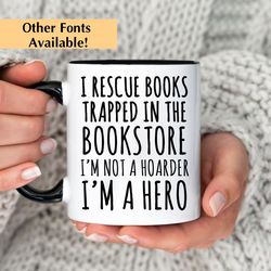 book lovers coffee mug, gift for bookworms, booksellers gift, gift for teacher, reader mug, books mug, funny mug, teache