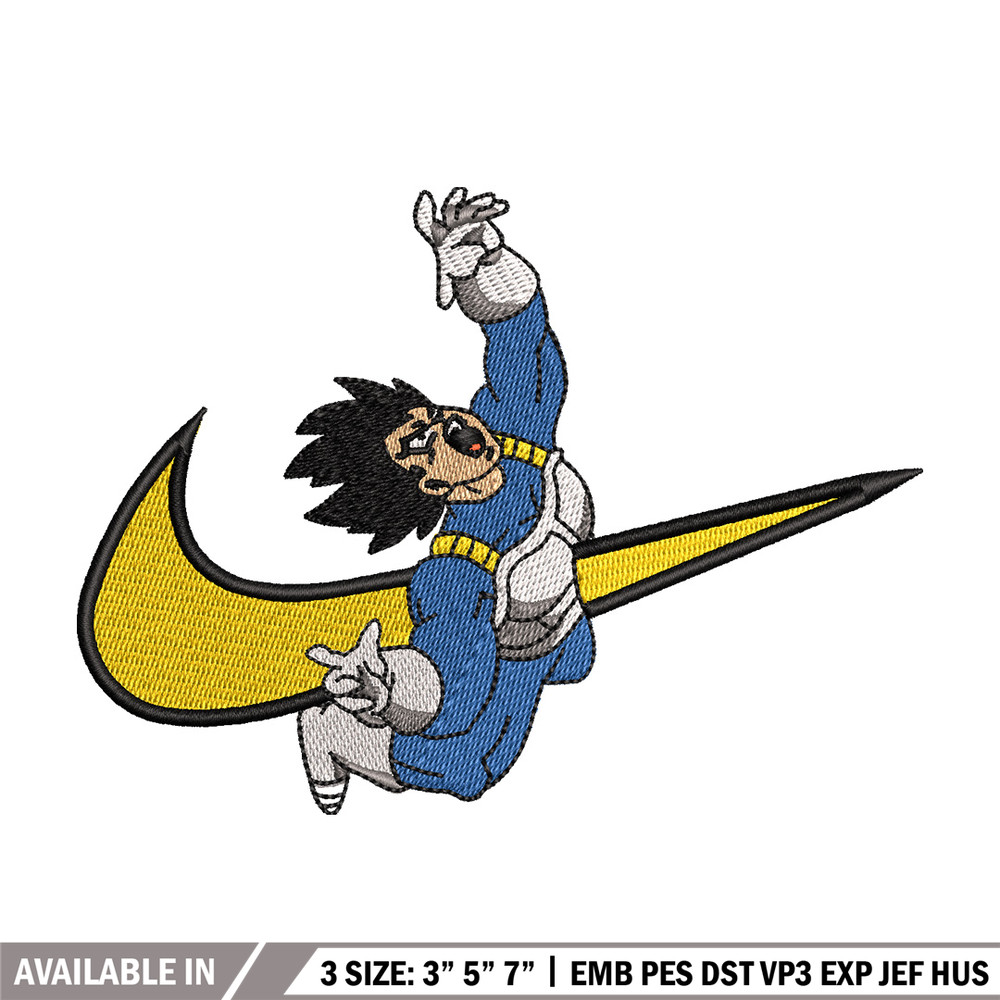 Nike x vegeta embroidery design, Dragonball embroidery, Nike design, Embroidery shirt, Embroidery file, Digital download.jpg