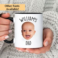 Custom Baby Face Mug, Personalize Child Photo Coffee Cup for Dad  Mom, Baby Photo Mug, Mothers Day Mug Gift, Grandchild