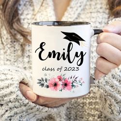 custom name graduation mug, doctor personalized mug, graduation gift for her, phd degree dr graduation mug, class of 202