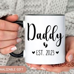 dad est 2023 mug, new dad gift, gift for new dad, first time dad gift, new dad mug, dad to be gift, expecting dad gift f