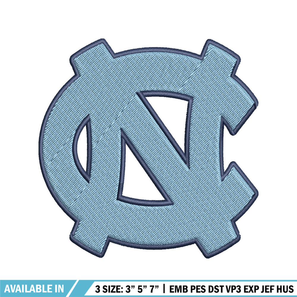 North Carolina Tar Heels embroidery, North Carolina Tar Heels embroidery, Sport embroidery, NCAA embroidery..jpg