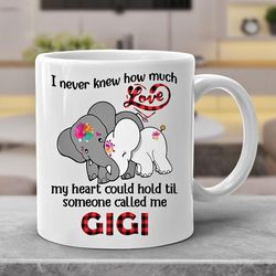 gigi coffee mug for grandma for mother's day - cute gigi travel mug - floral grandma mug for mother's day - cute mother'