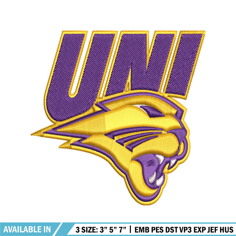 Northern Iowa Panthers embroidery, Northern Iowa Panthers embroidery, logo Sport, Sport embroidery, NCAA embroidery..jpg