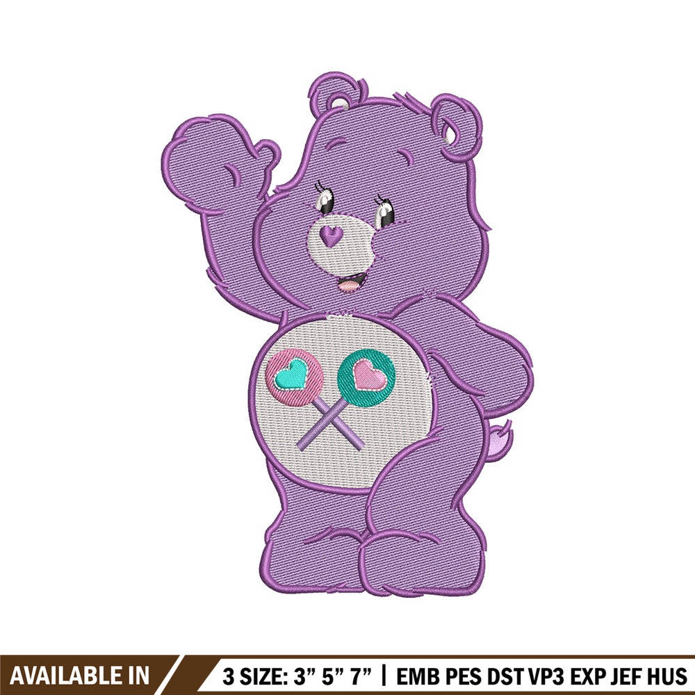 Purple bear embroidery design, Bear embroidery, Emb design, Embroidery shirt, Embroidery file, Digital download.jpg