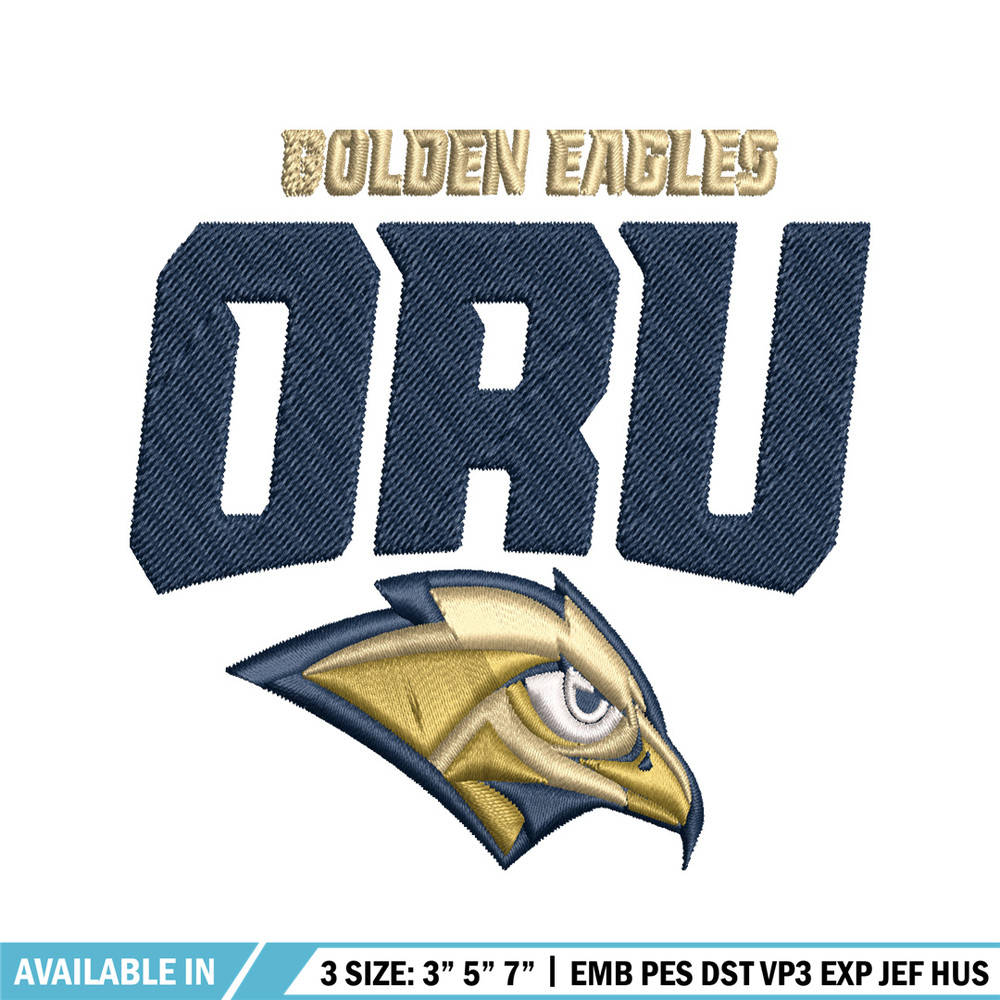 Oral Roberts Golden Eagles embroidery design, Oral Roberts Golden Eagles embroidery, Sport embroidery, NCAA embroidery..jpg